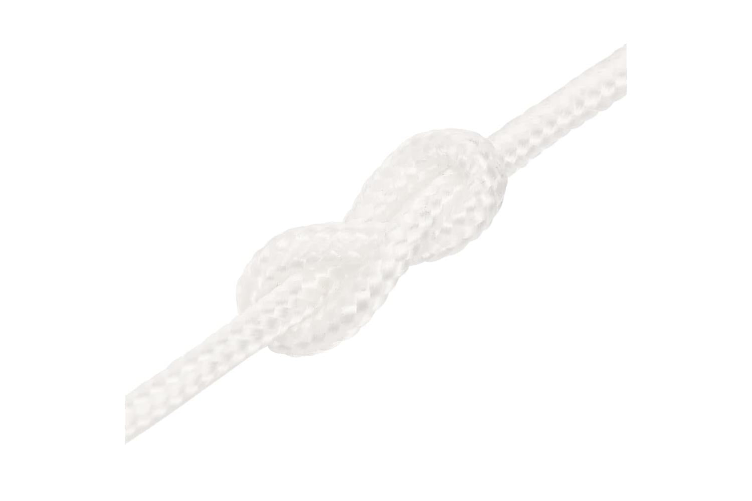 vidaXL 152545 Boat Rope Full White 5mm 50 M Polypropylene-5