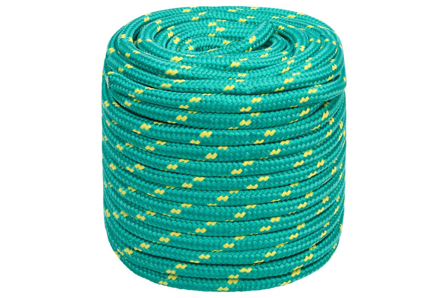 vidaXL 152735 Boat Rope Green 18mm 25 M Polypropylene-2