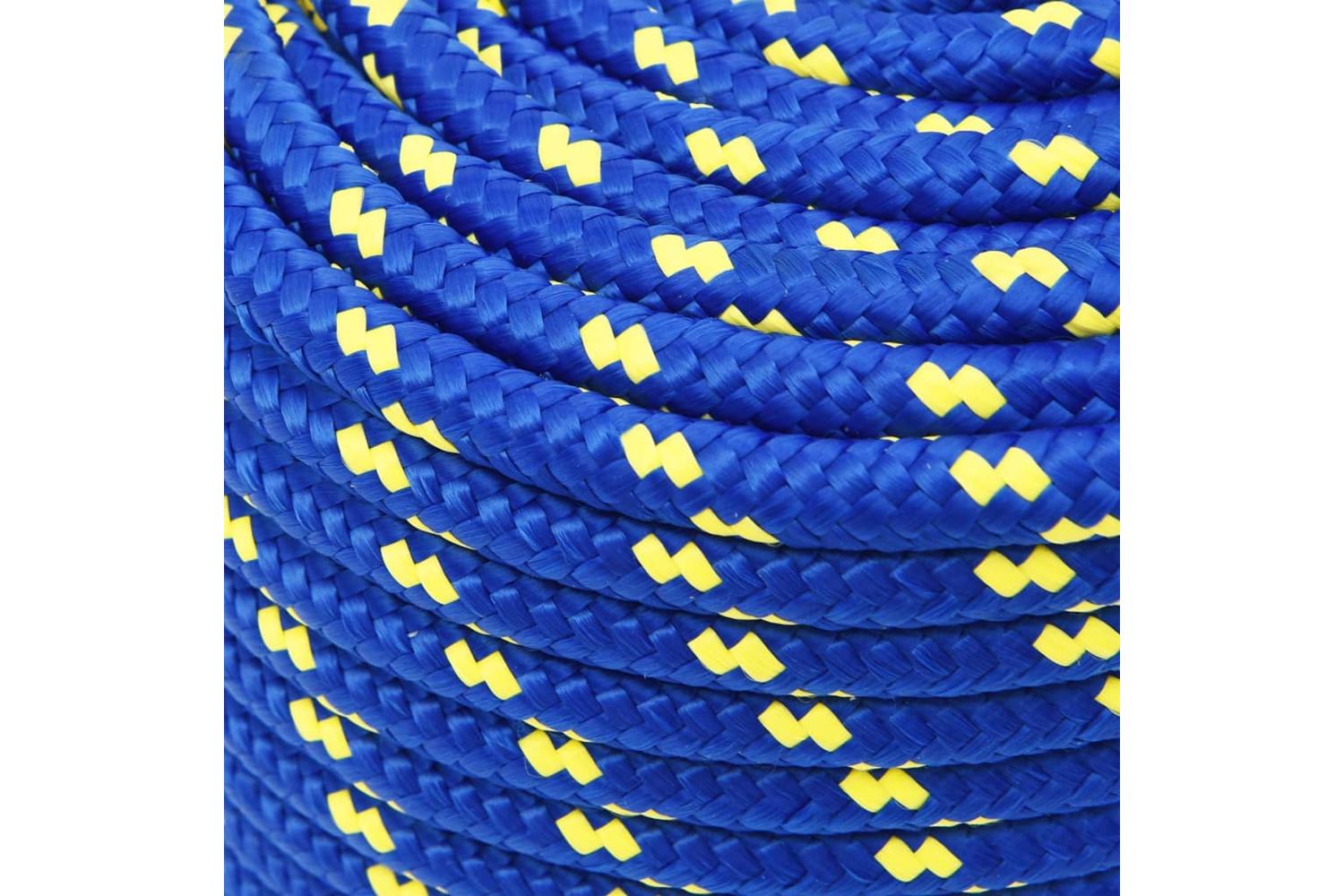 vidaXL 152462 Boat Rope Blue 14mm 25 M Polypropylene-4