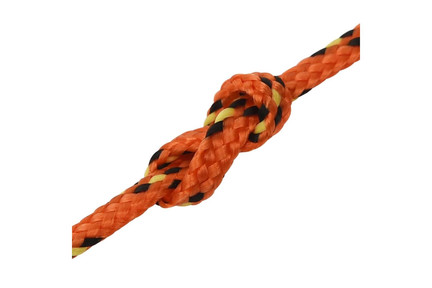 vidaXL 152635 Boat Rope Orange 2mm 25 M Polypropylene-5