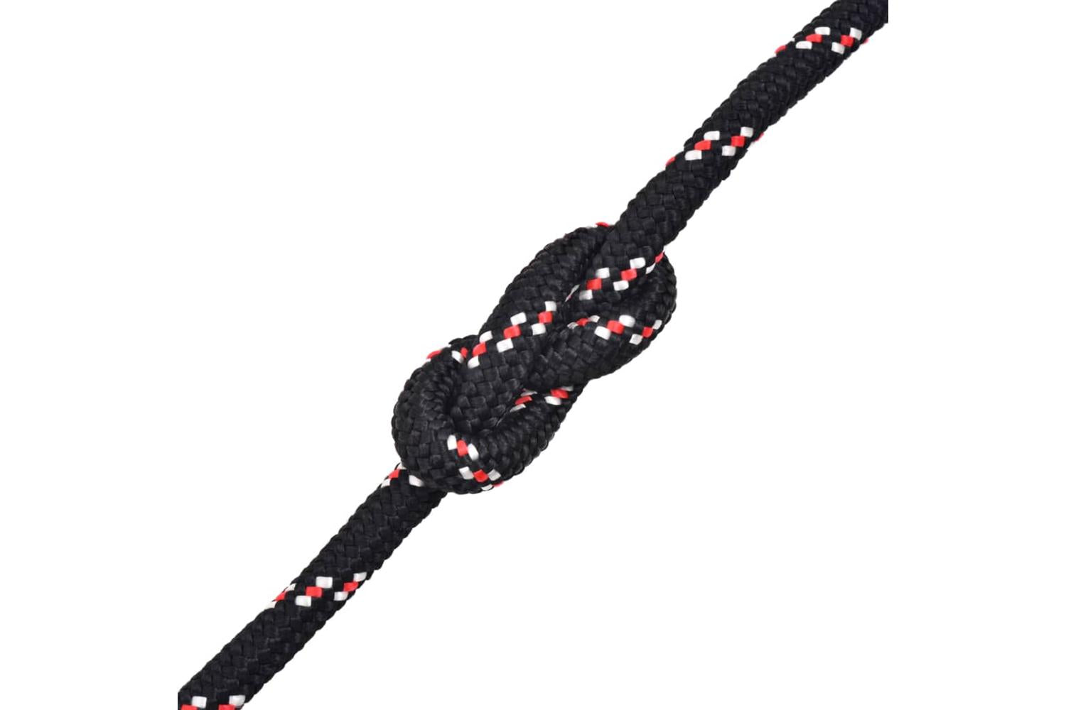vidaXL 143815 Marine Rope Polypropylene 18mm 50 M Black-2