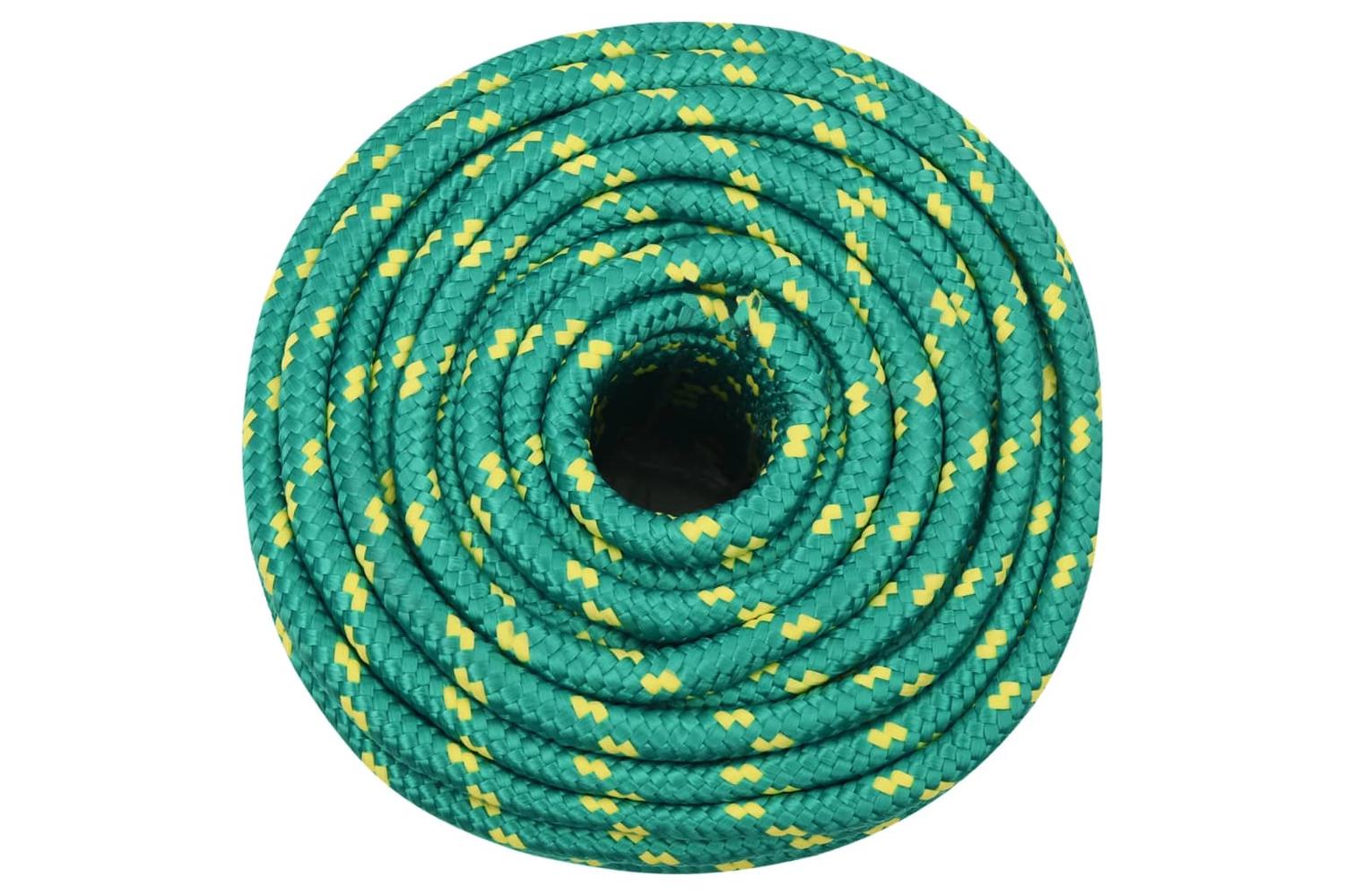 vidaXL 152723 Boat Rope Green 12mm 25 M Polypropylene-3