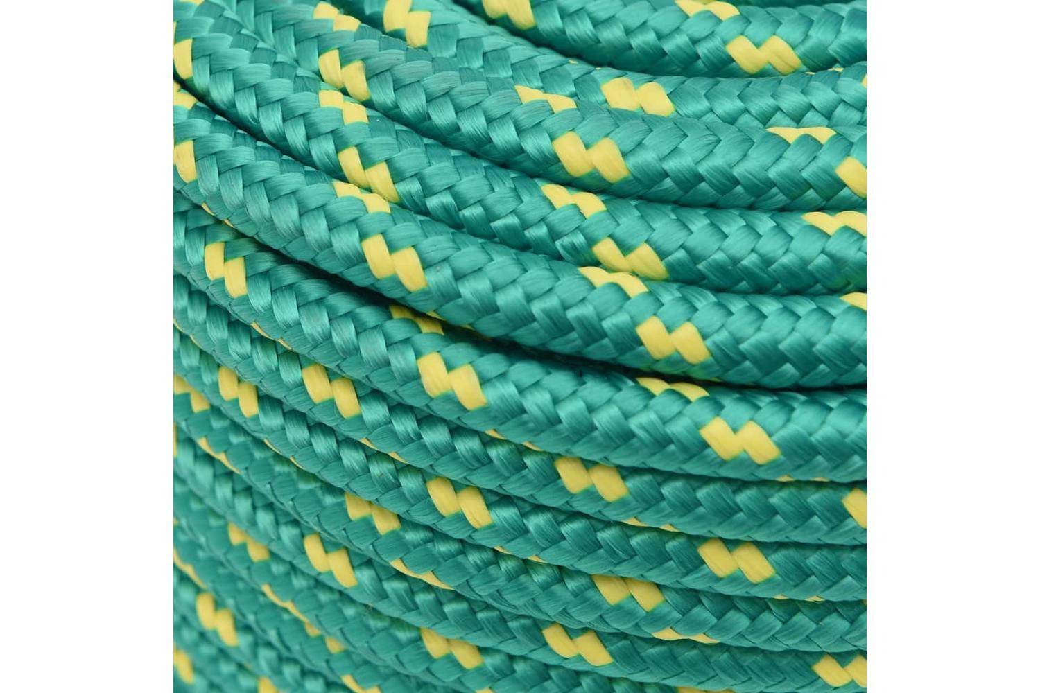 vidaXL 152723 Boat Rope Green 12mm 25 M Polypropylene-4