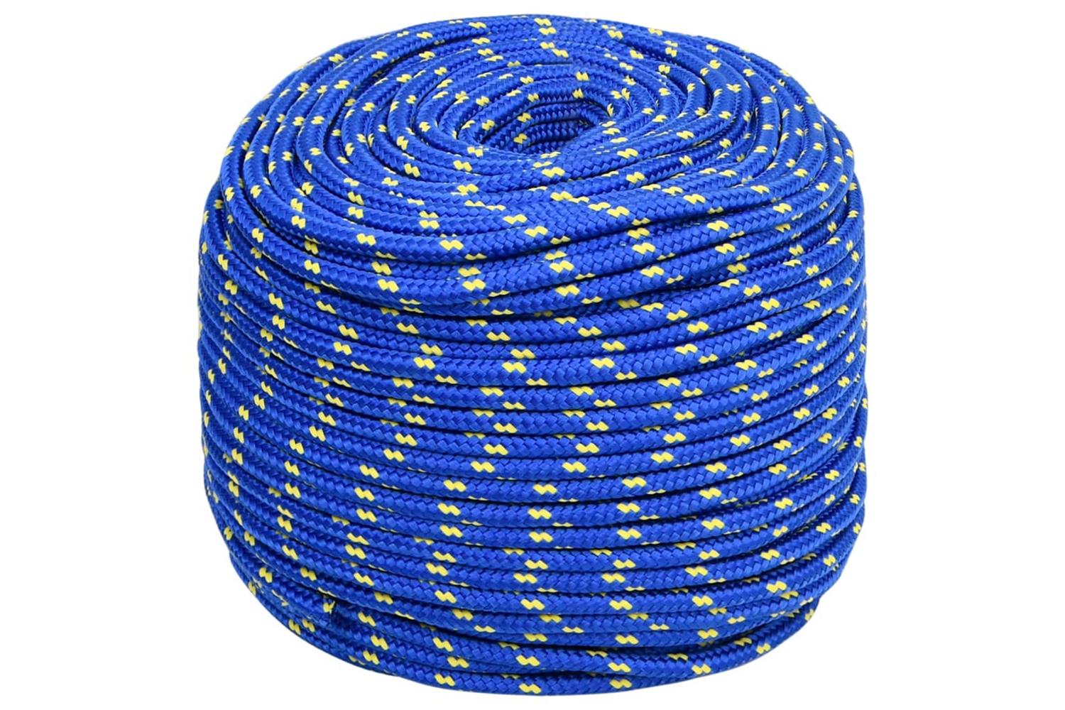vidaXL 152444 Boat Rope Blue 6mm 50 M Polypropylene-2