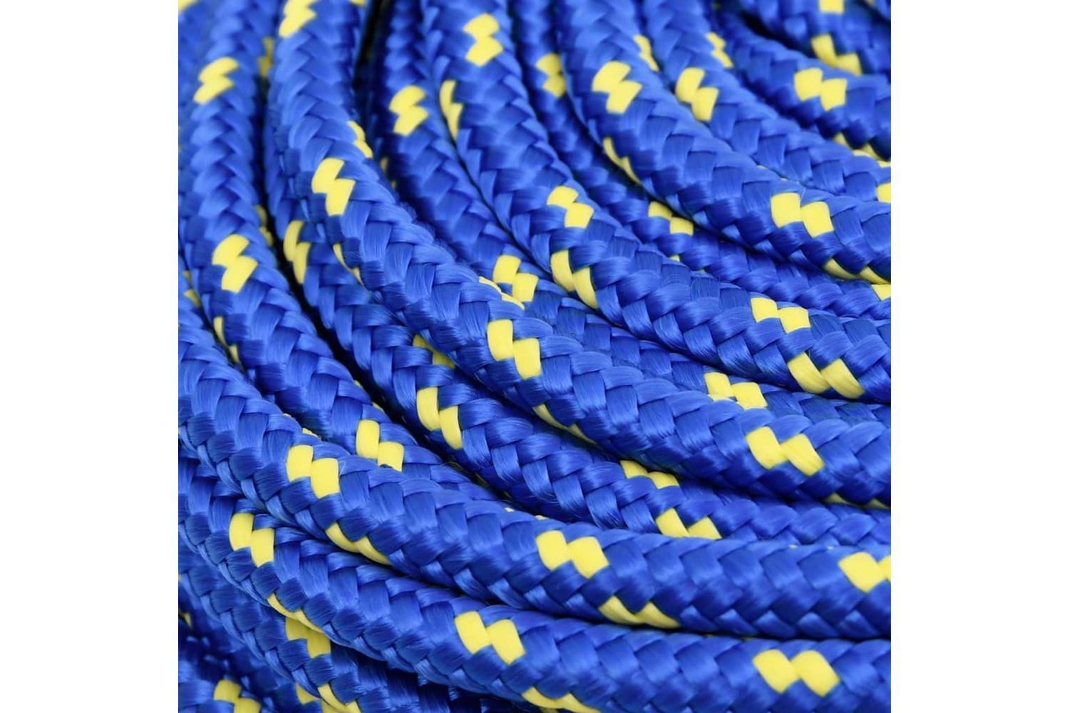 vidaXL 152444 Boat Rope Blue 6mm 50 M Polypropylene-4