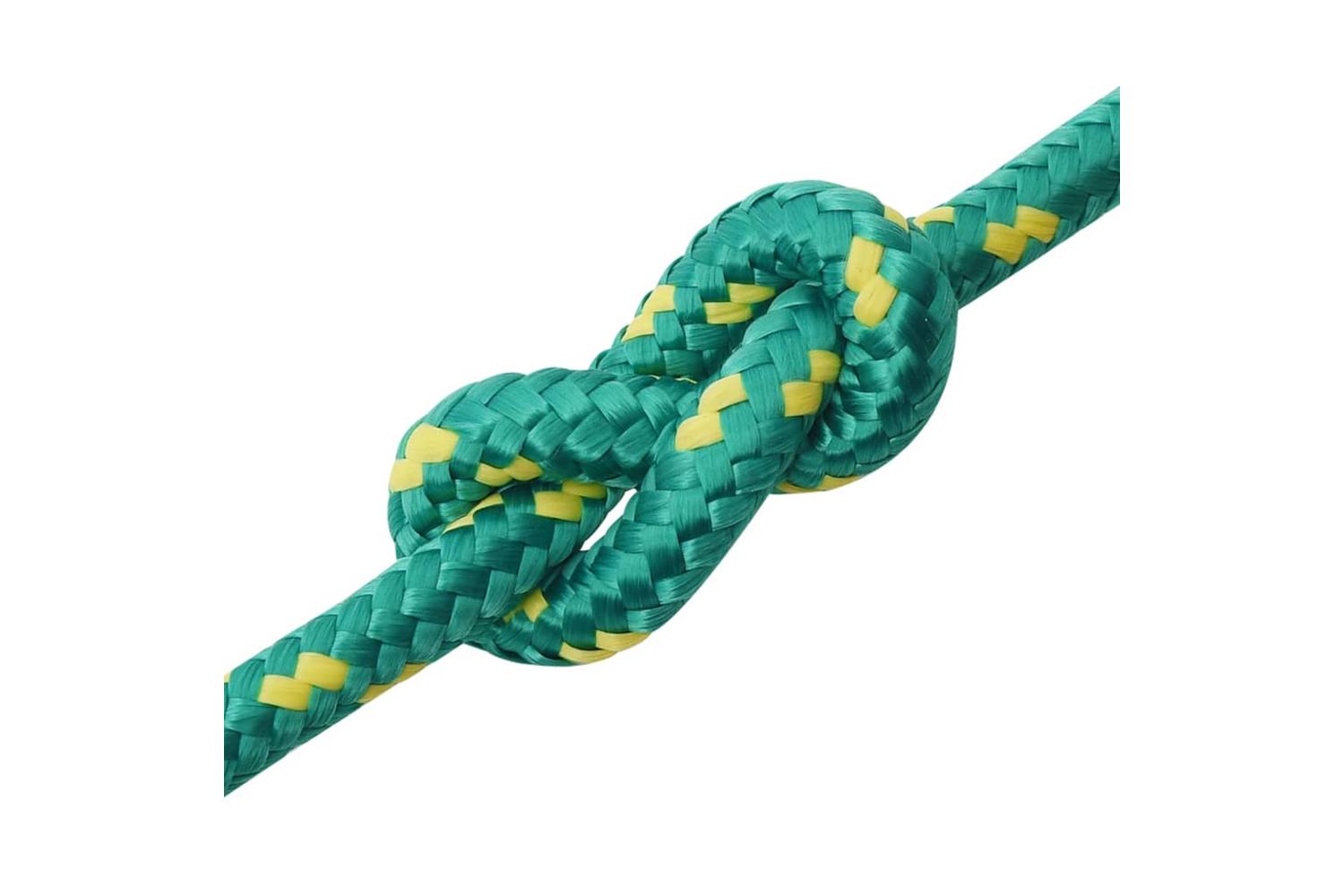 vidaXL 152725 Boat Rope Green 12mm 100 M Polypropylene-5