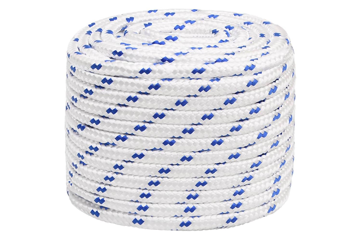 vidaXL 152313 Boat Rope White 18mm 100 M Polypropylene-2