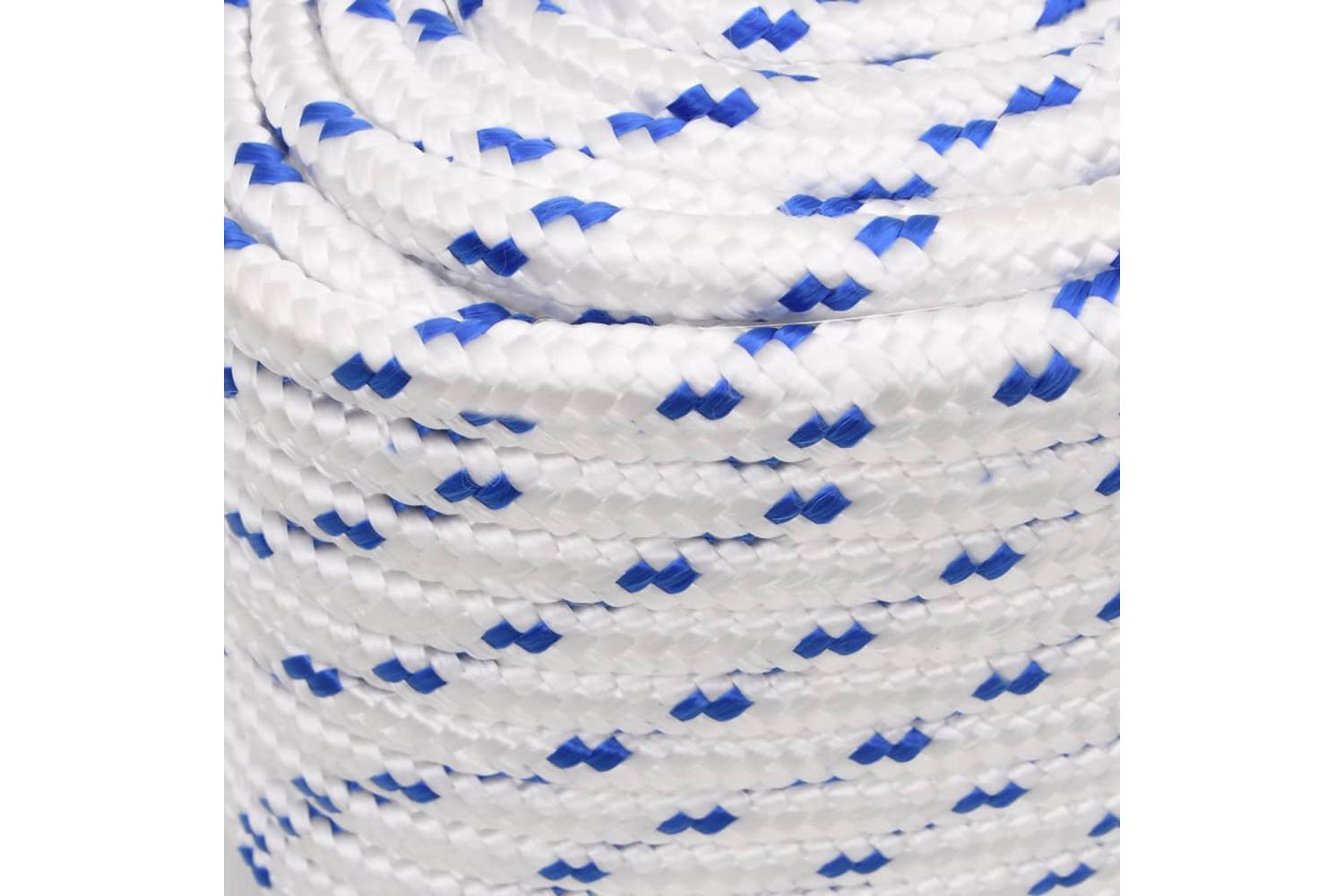 vidaXL 152313 Boat Rope White 18mm 100 M Polypropylene-4