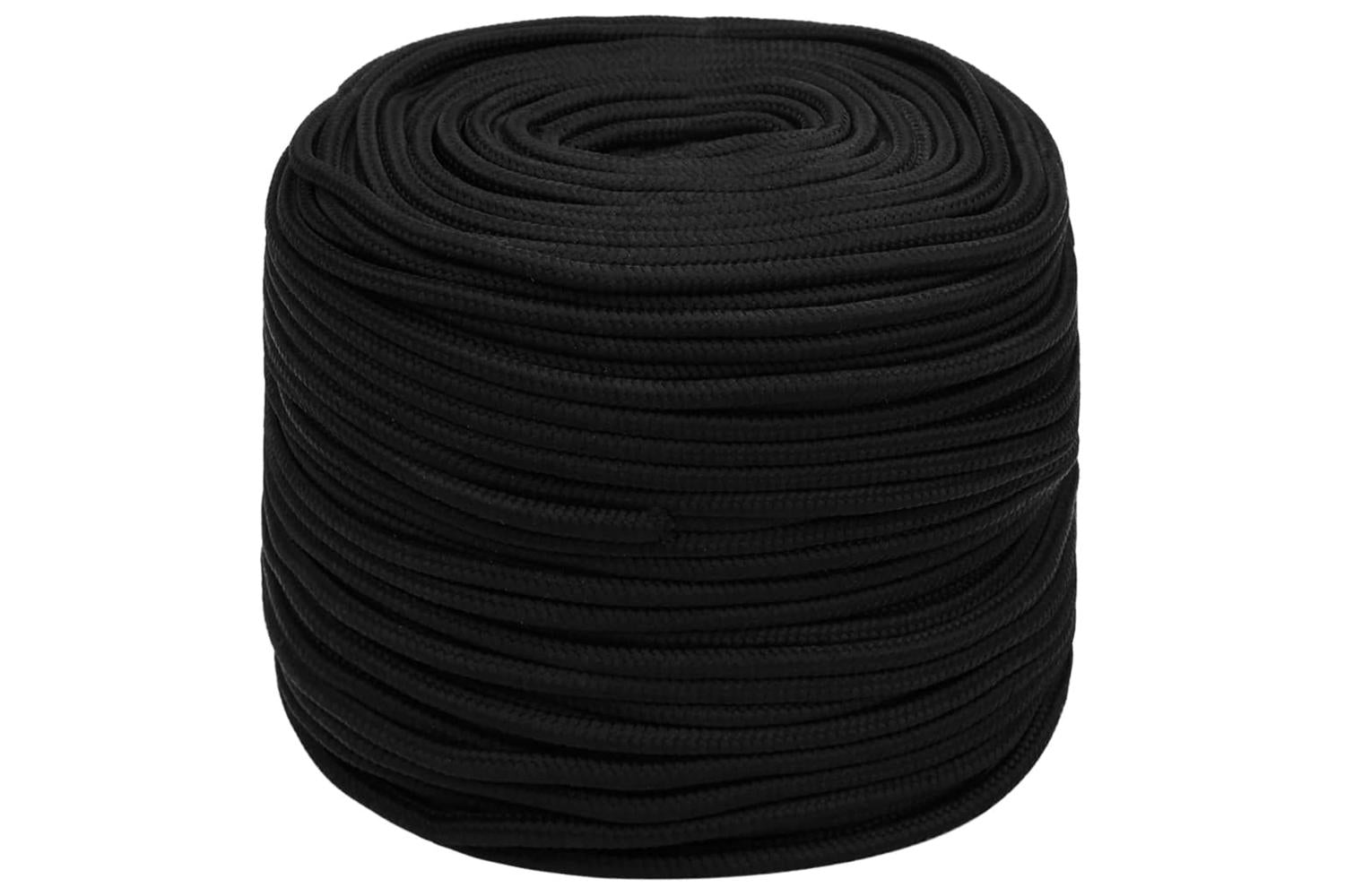 vidaXL 152824 Work Rope Black 10mm 100 M Polyester-2