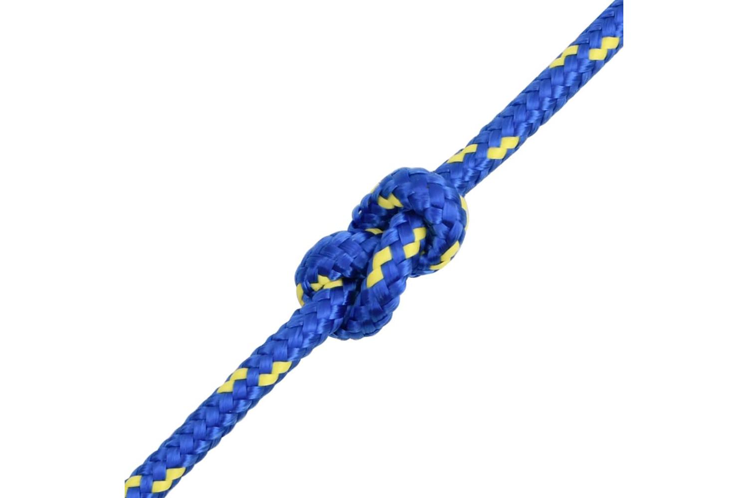 vidaXL 152449 Boat Rope Blue 8mm 50 M Polypropylene-5