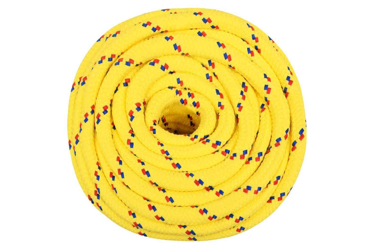 vidaXL 152627 Boat Rope Yellow 16mm 100 M Polypropylene-3