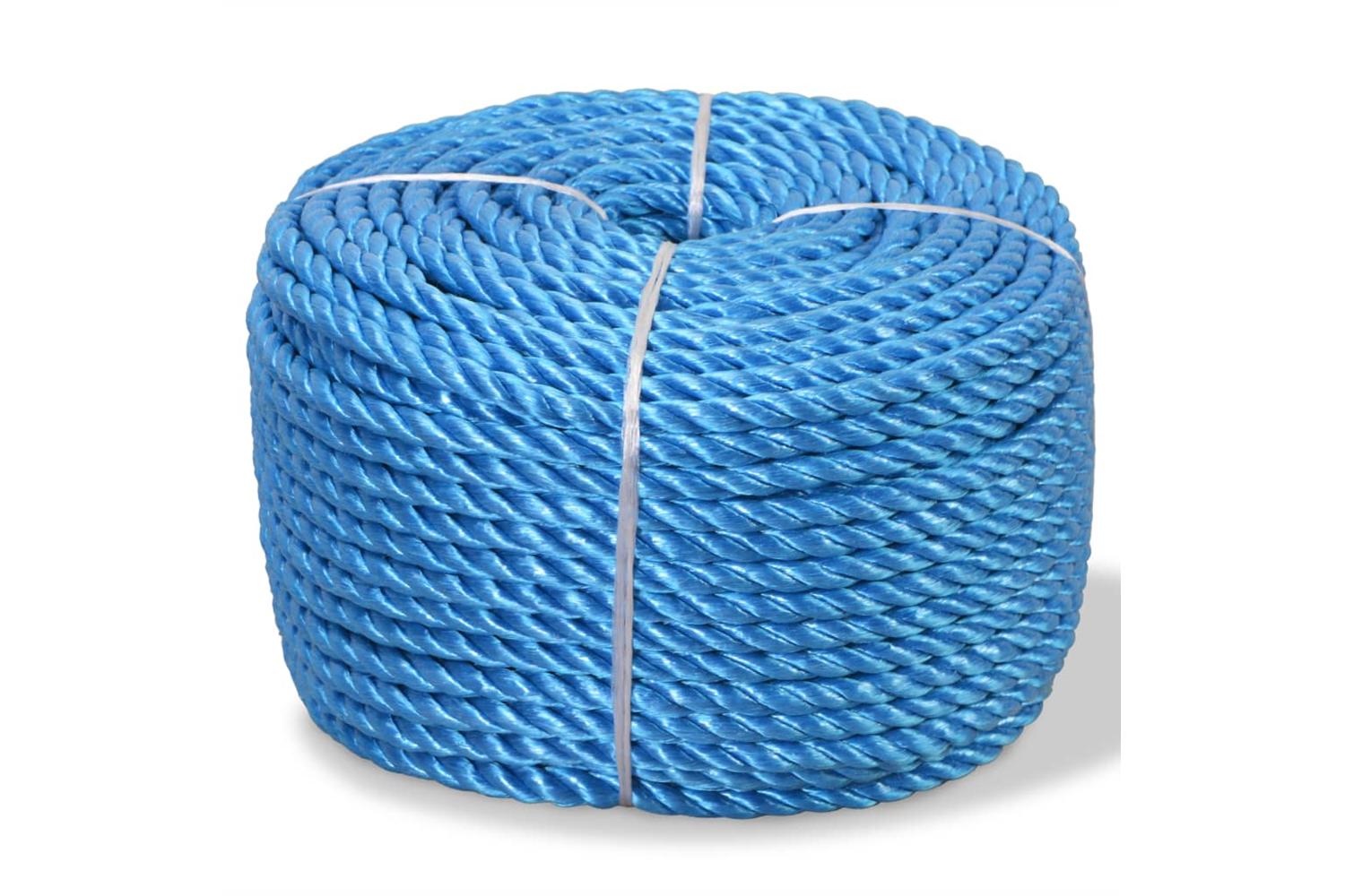 vidaXL 91305 Twisted Rope Polypropylene 10mm 100 M Blue