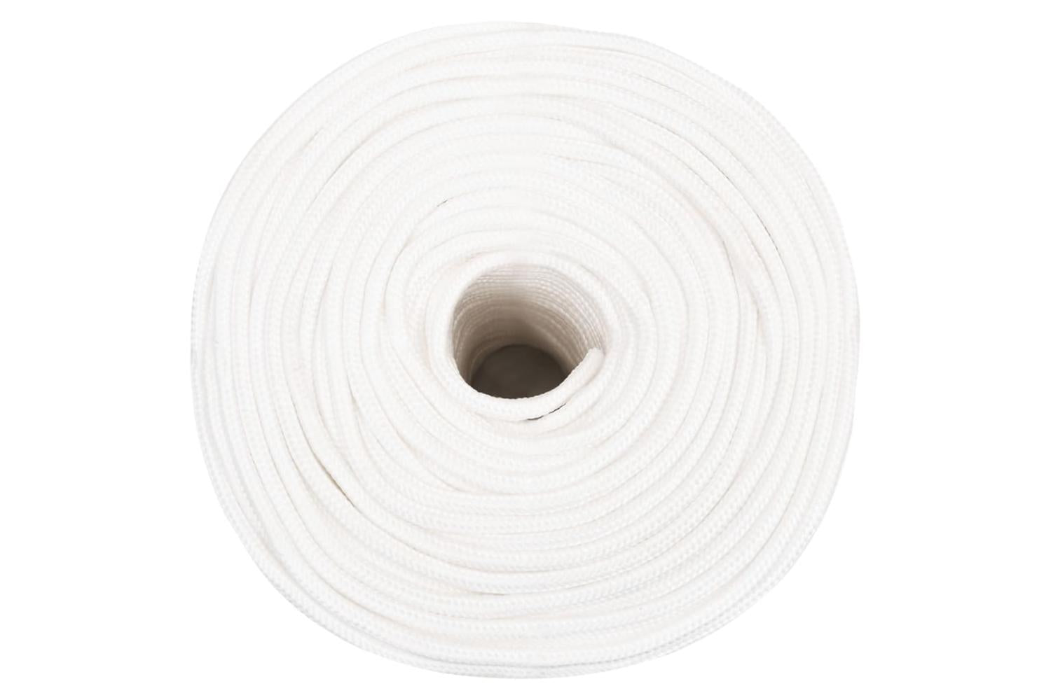 vidaXL 152560 Boat Rope Full White 10mm 50 M Polypropylene-3