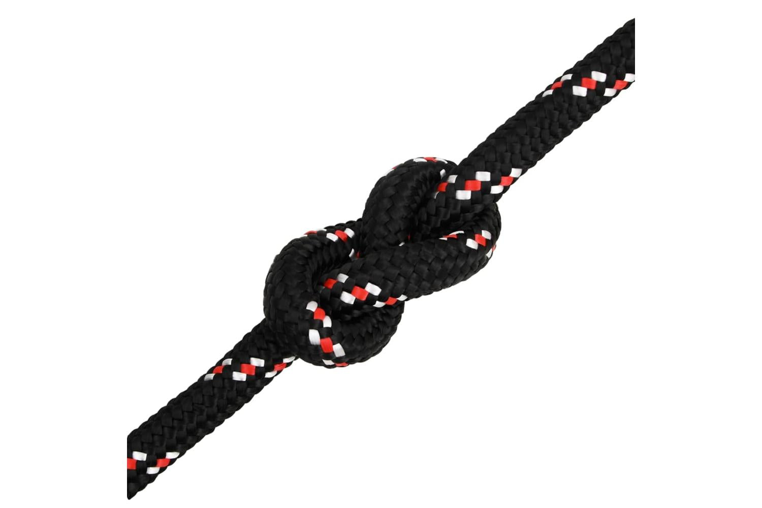 vidaXL 152369 Boat Rope Black 20mm 100 M Polypropylene-5