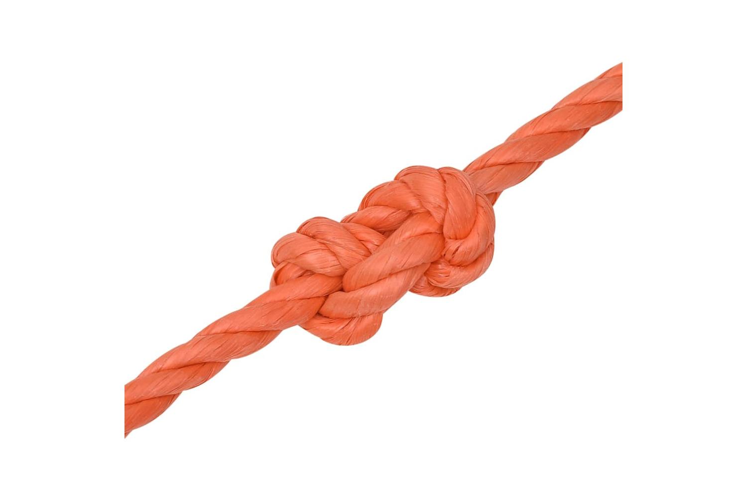 vidaXL 152954 Work Rope Orange 24mm 25 M Polypropylene-5