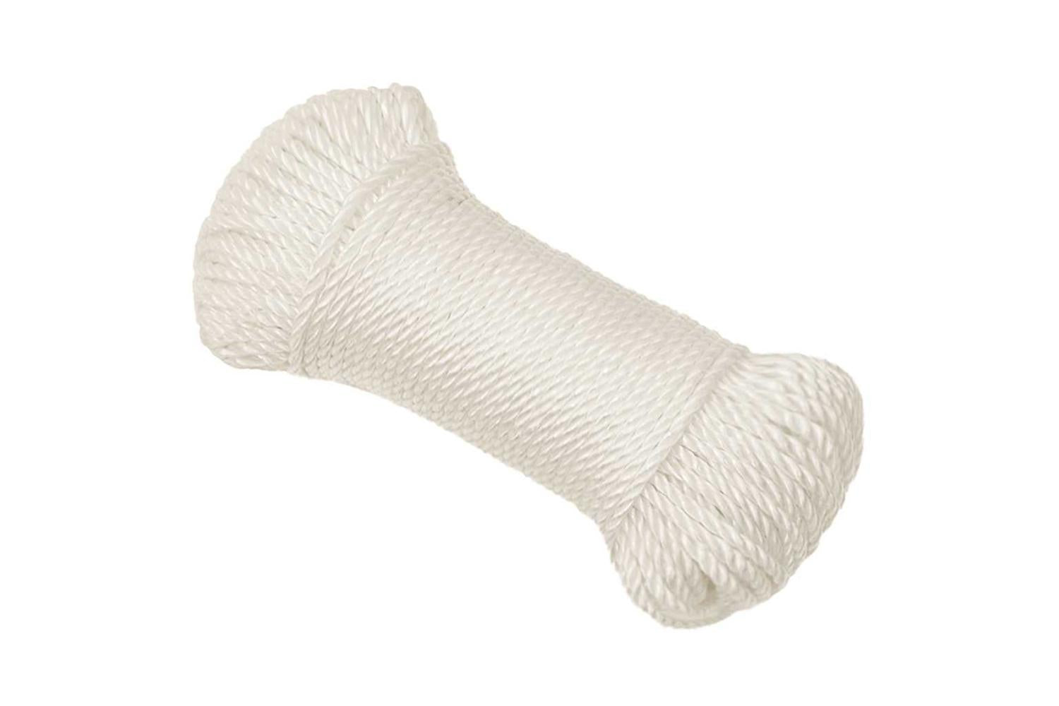 vidaXL 153042 Work Rope White 6mm 100 M Polypropylene-2