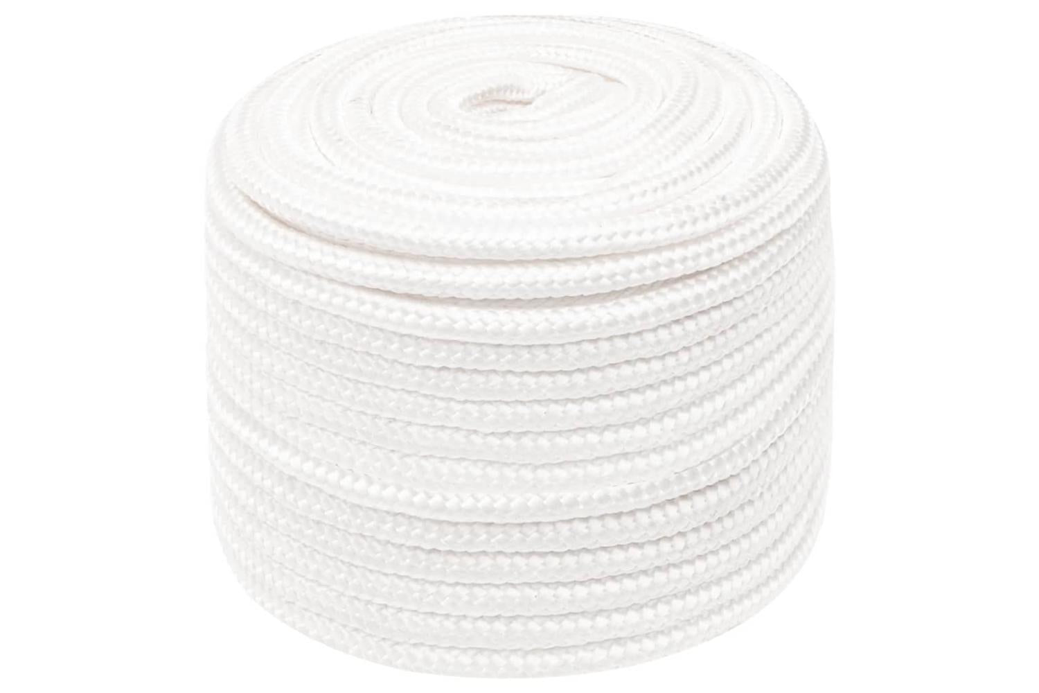 vidaXL 152566 Boat Rope Full White 12mm 100 M Polypropylene-2