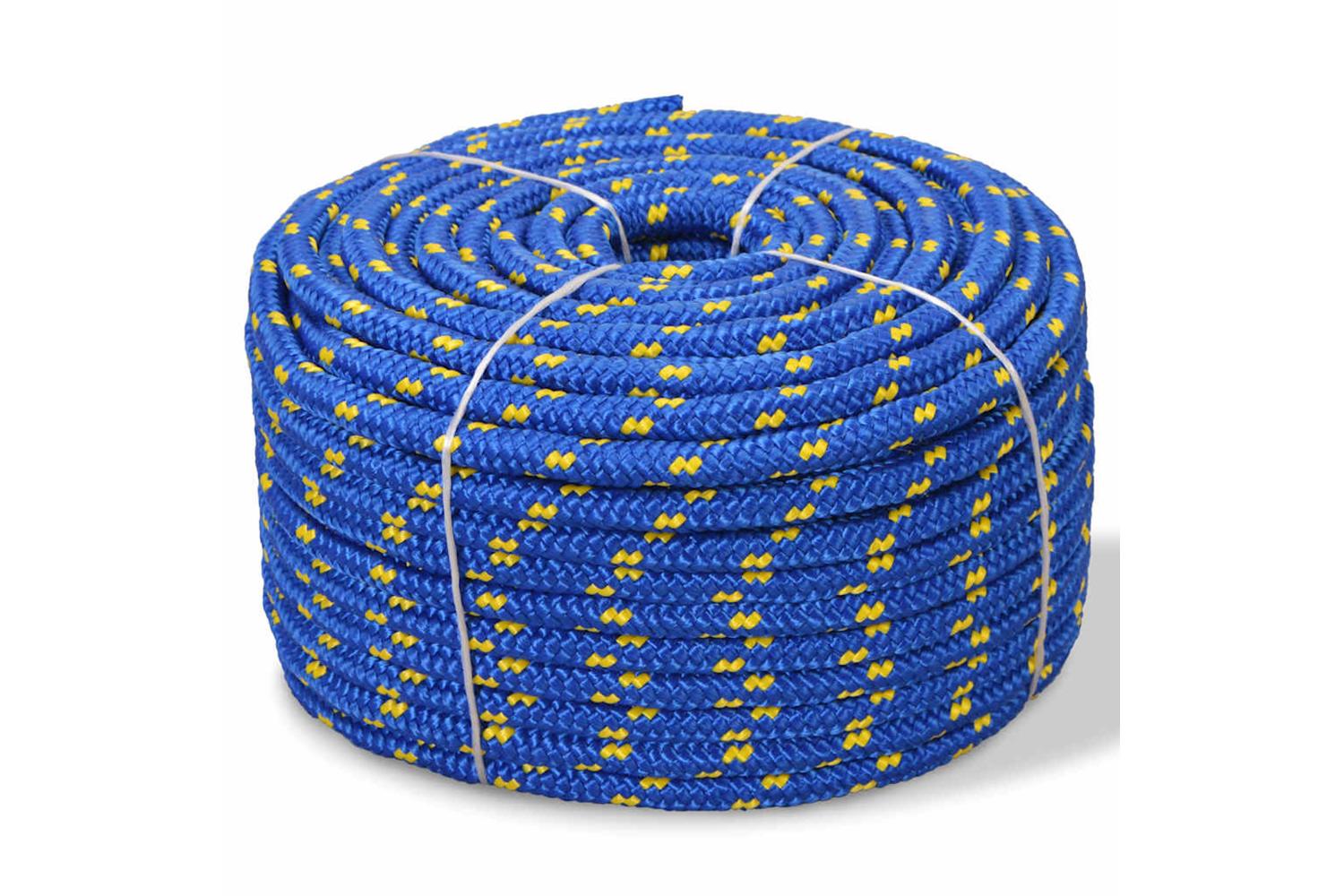 vidaXL 91294 Marine Rope Polypropylene 6mm 100 M Blue