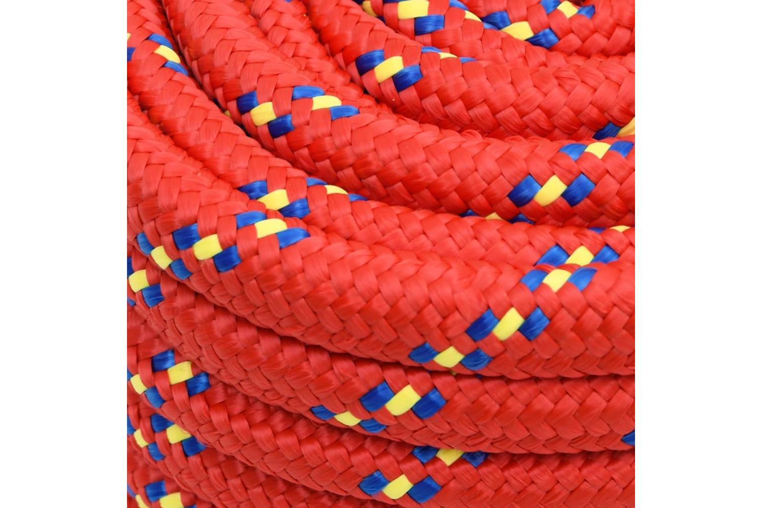 vidaXL 152421 Boat Rope Red 20mm 50 M Polypropylene-4