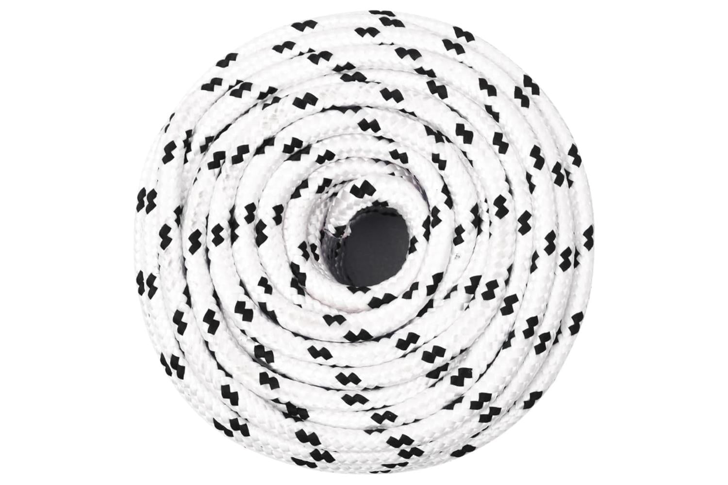 vidaXL 152773 Work Rope White 10mm 100 M Polyester-3