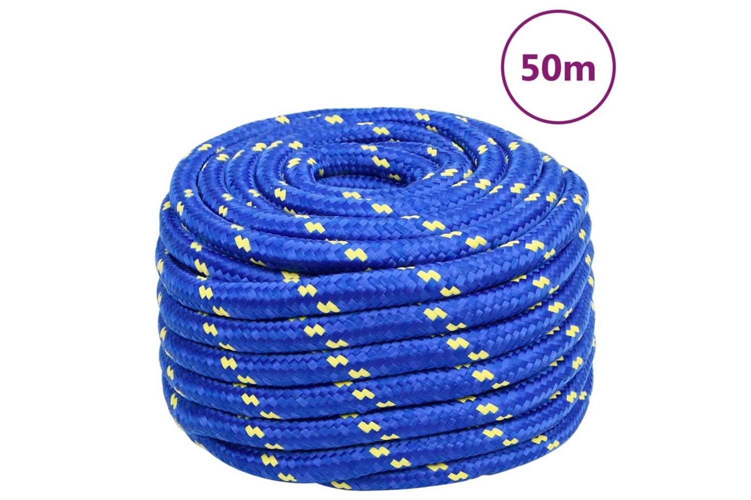vidaXL 152474 Boat Rope Blue 20mm 50 M Polypropylene