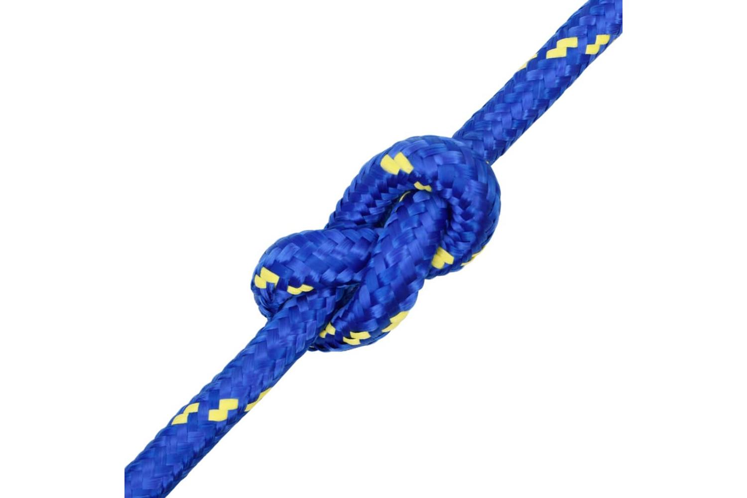 vidaXL 152474 Boat Rope Blue 20mm 50 M Polypropylene-5