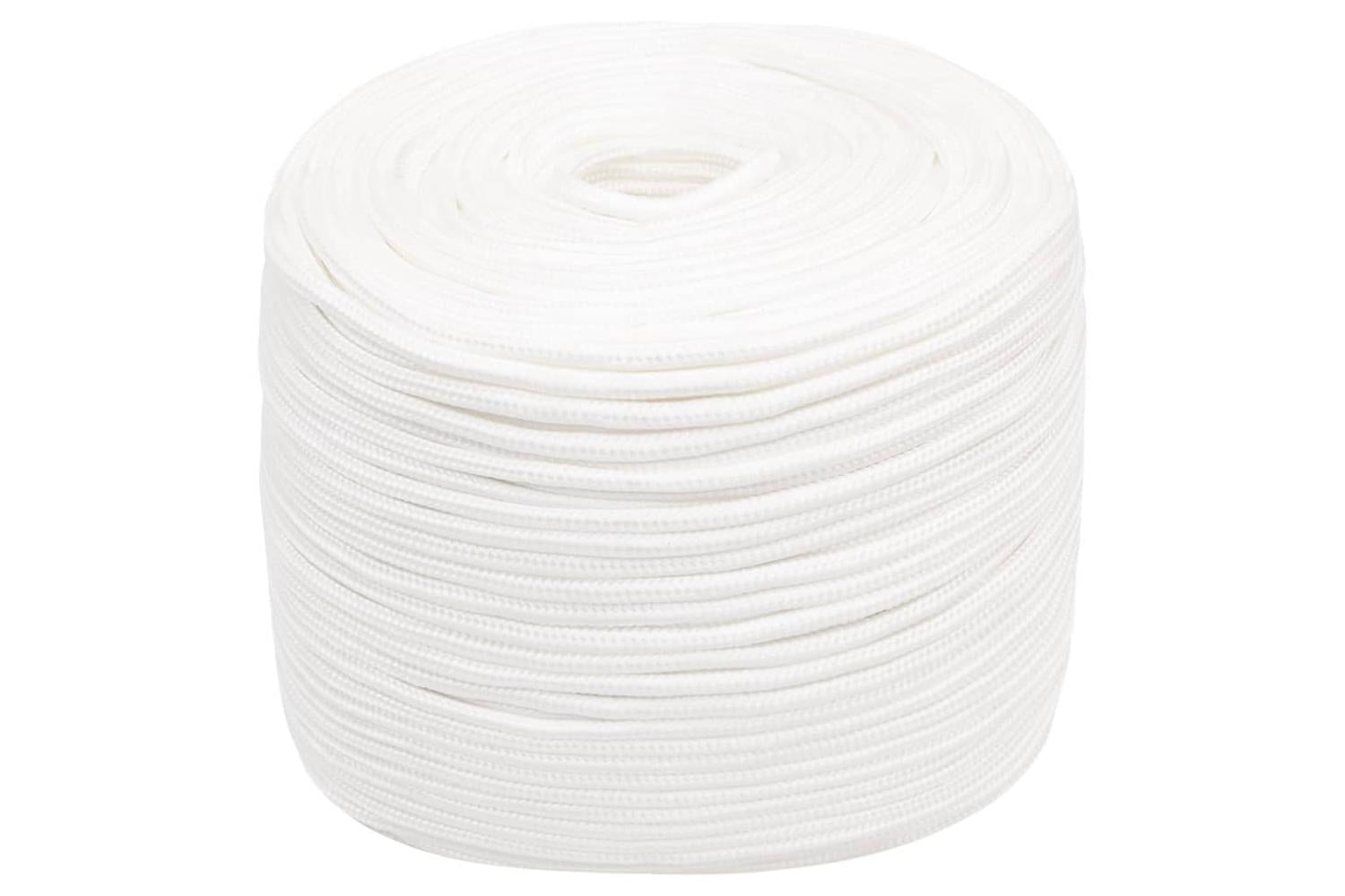 vidaXL 152556 Boat Rope Full White 8mm 100 M Polypropylene-2