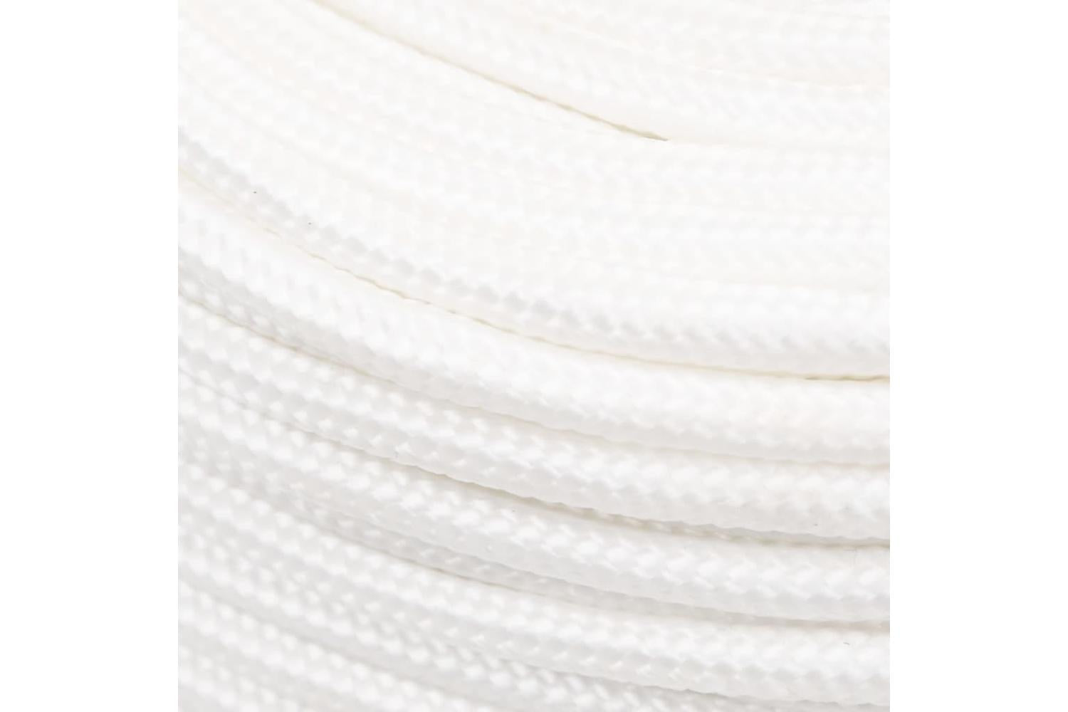 vidaXL 152556 Boat Rope Full White 8mm 100 M Polypropylene-4