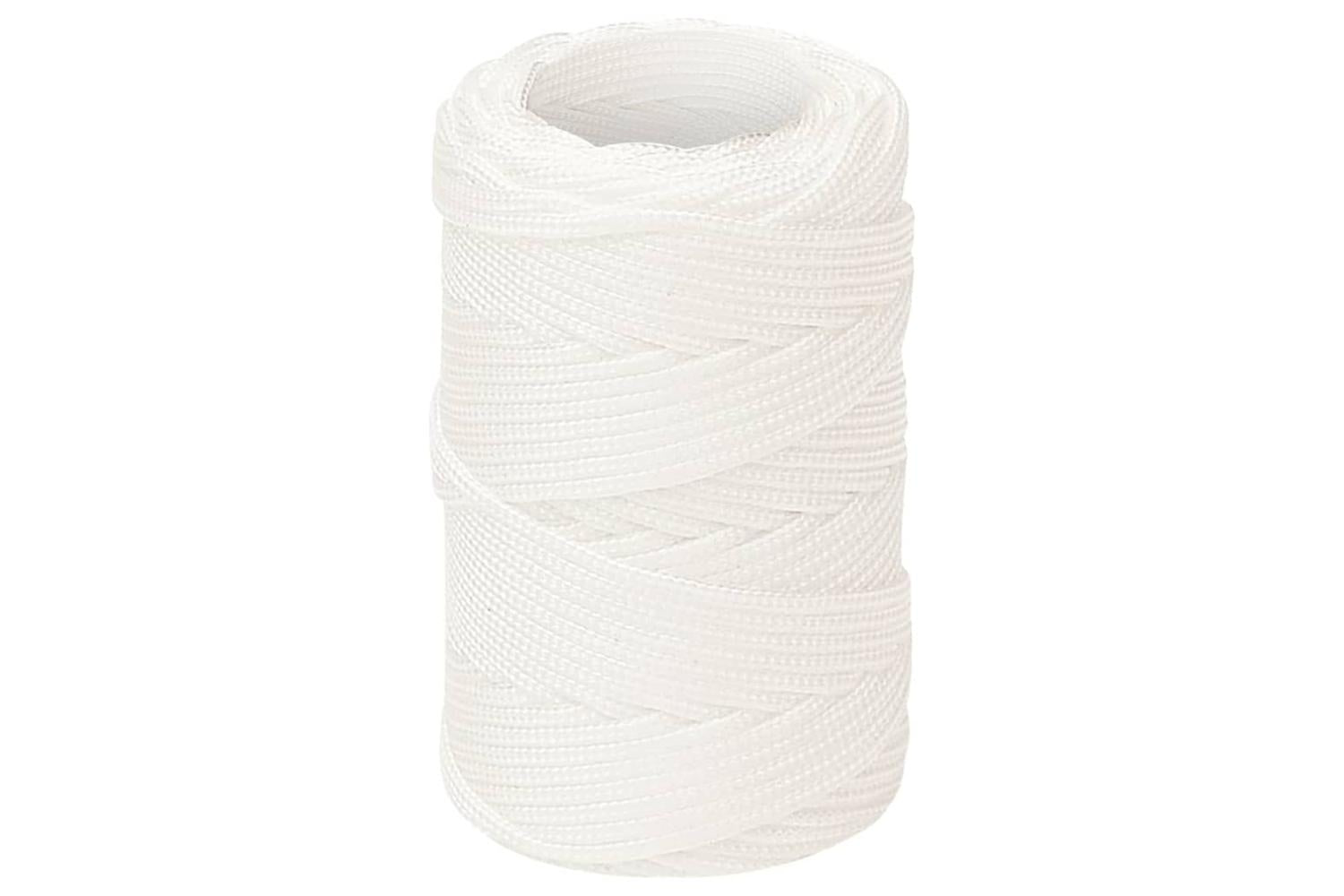 vidaXL 152530 Boat Rope Full White 2mm 50 M Polypropylene-2