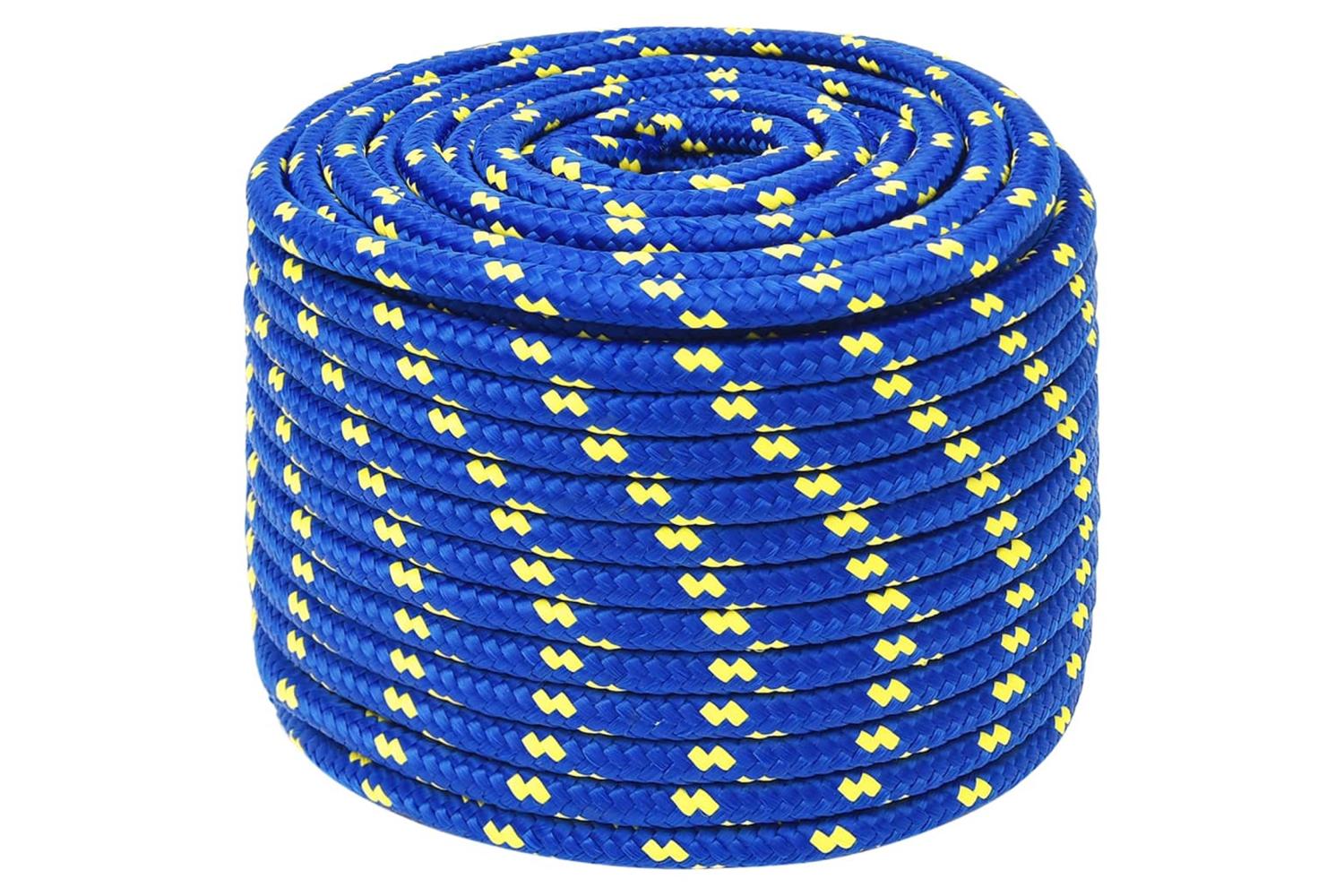 vidaXL 152458 Boat Rope Blue 12mm 25 M Polypropylene-2