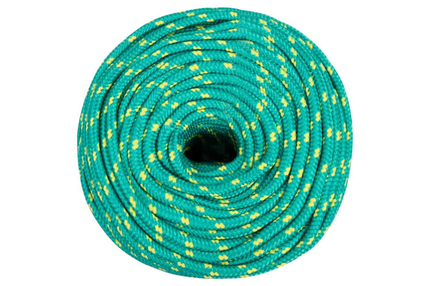 vidaXL 152713 Boat Rope Green 8mm 25 M Polypropylene-3