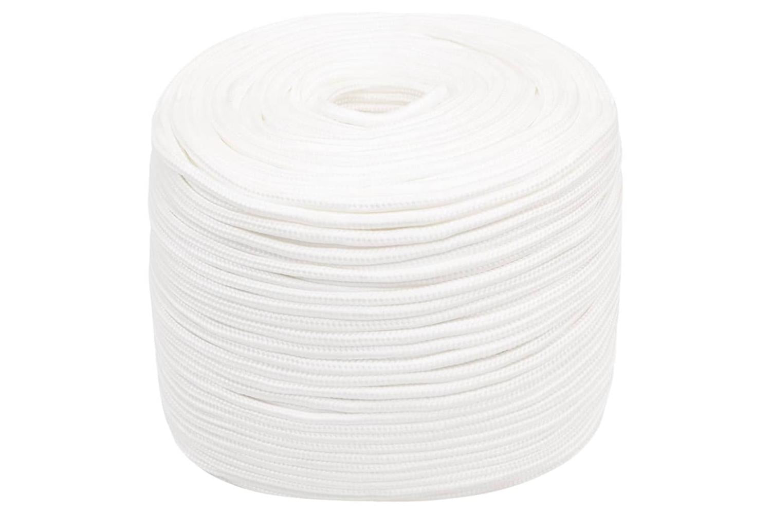 vidaXL 152555 Boat Rope Full White 8mm 50 M Polypropylene-2