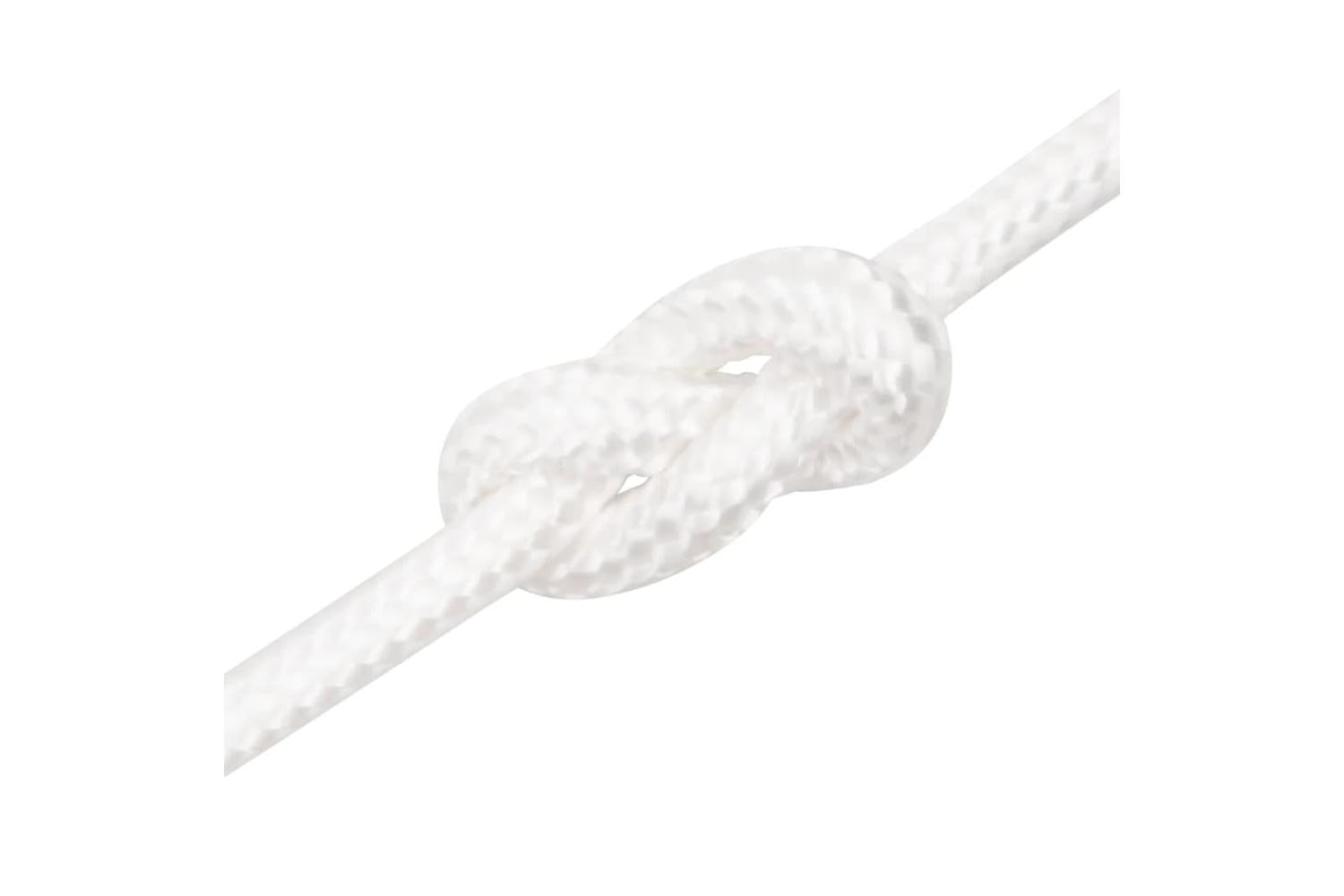 vidaXL 152555 Boat Rope Full White 8mm 50 M Polypropylene-5