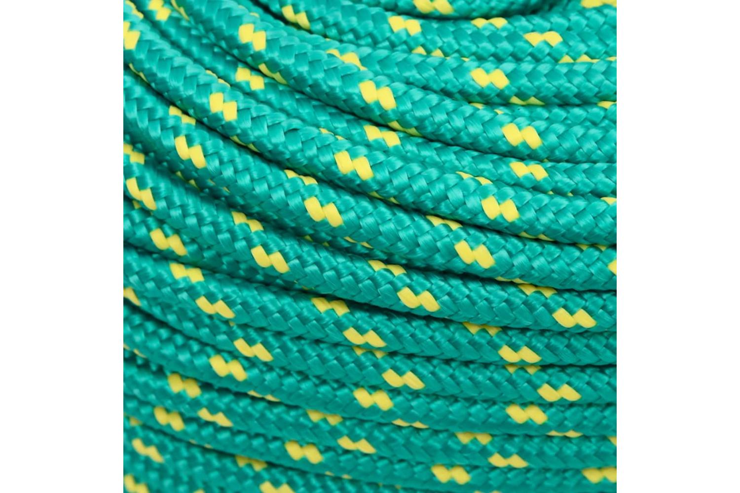 vidaXL 152718 Boat Rope Green 10mm 25 M Polypropylene-4