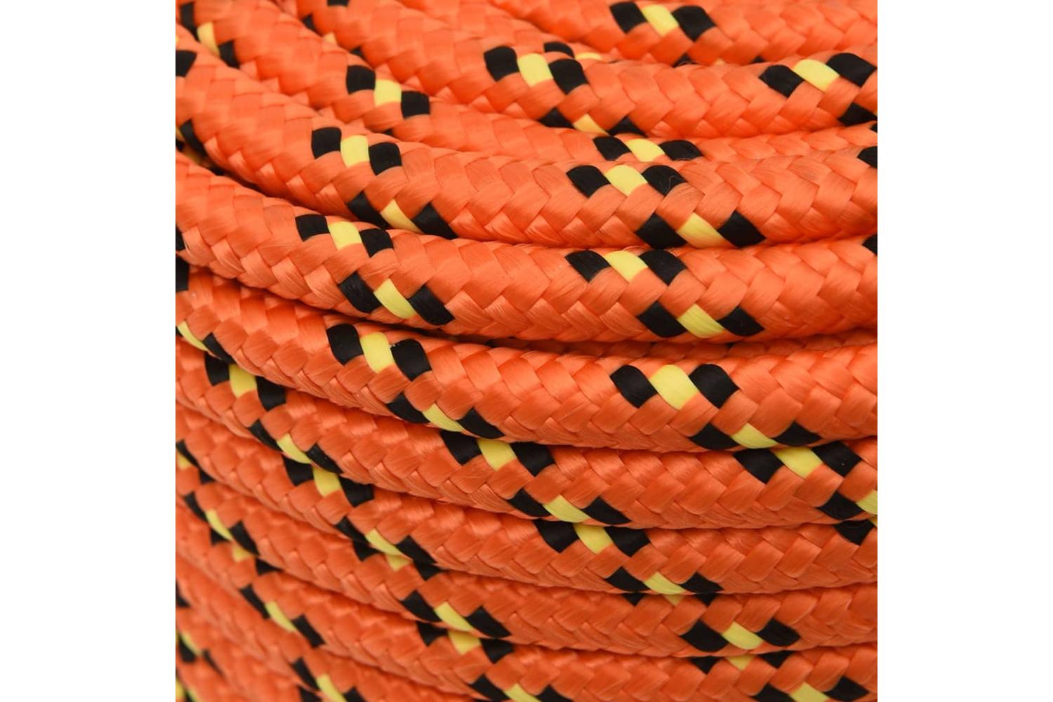 vidaXL 152677 Boat Rope Orange 14mm 250 M Polypropylene-4
