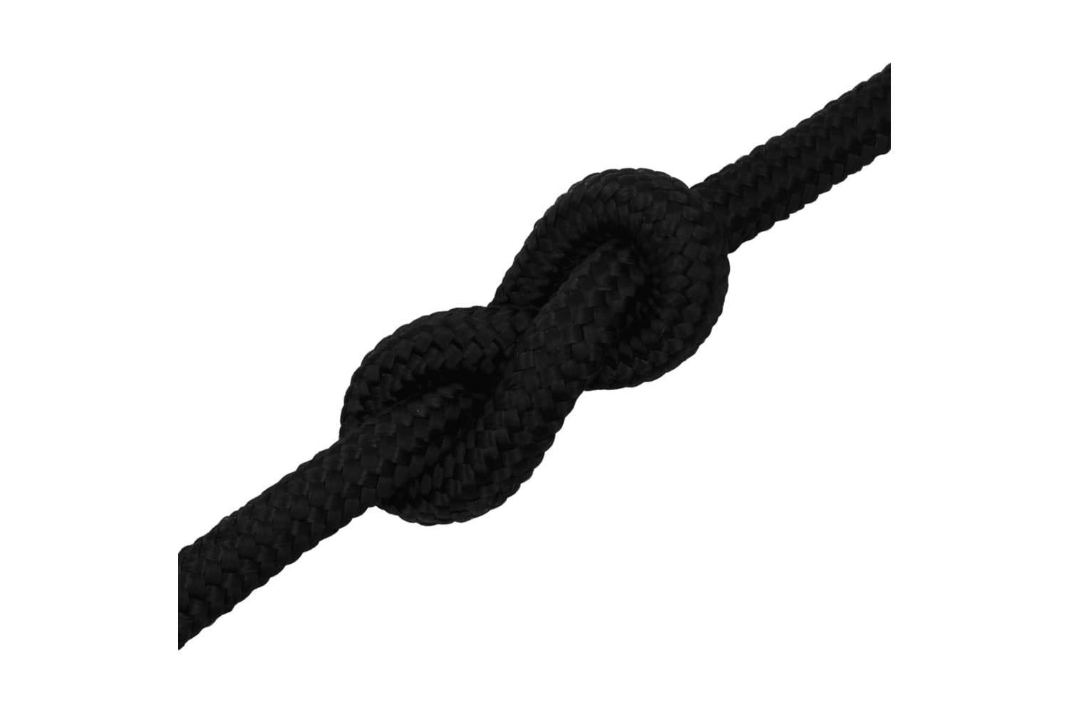 vidaXL 152841 Work Rope Black 20mm 50 M Polyester-5