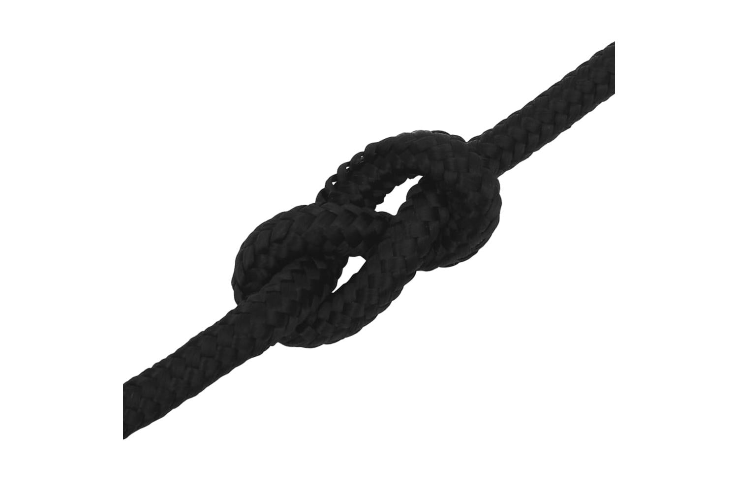vidaXL 152832 Work Rope Black 14mm 100 M Polyester-5