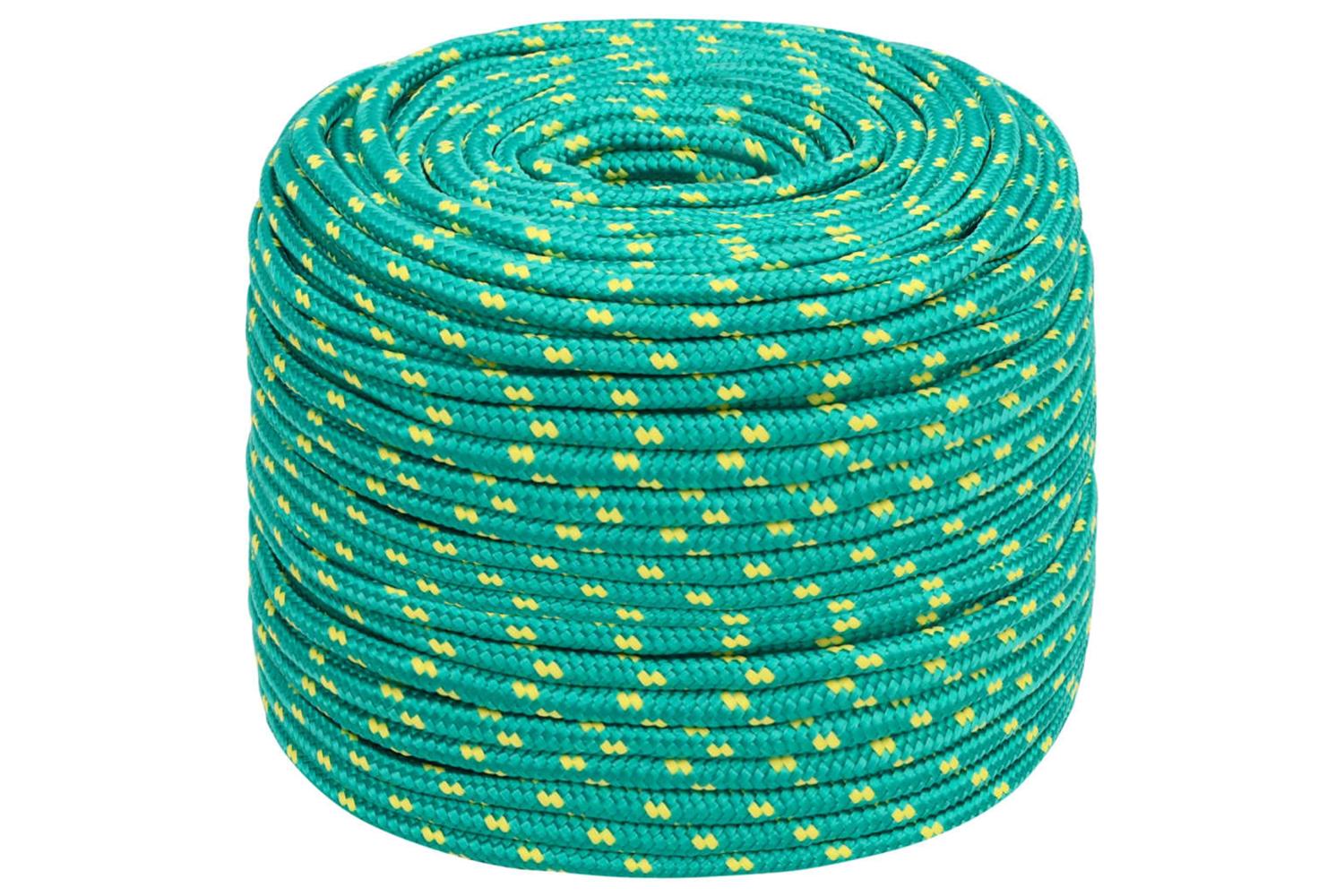vidaXL 152708 Boat Rope Green 6mm 25 M Polypropylene-2