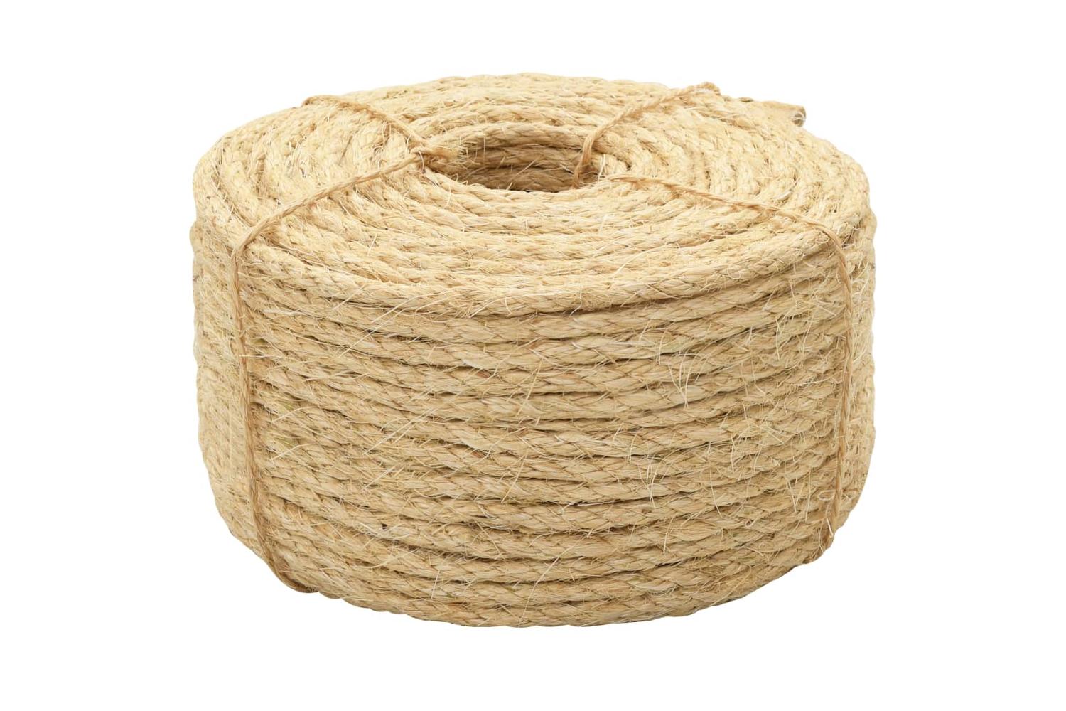 vidaXL 144798 Rope 100% Sisal 10mm 100 M