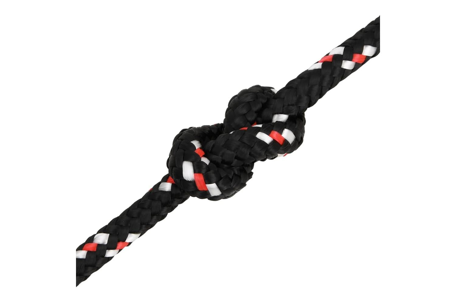 vidaXL 152347 Boat Rope Black 10mm 25 M Polypropylene-5