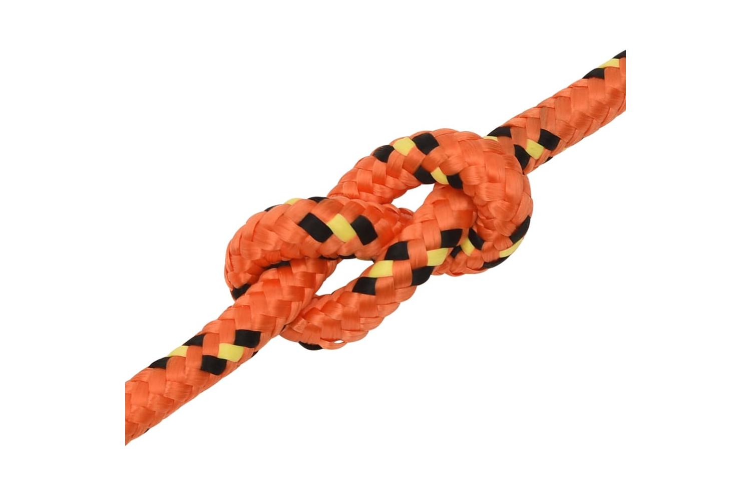 vidaXL 152674 Boat Rope Orange 14mm 25 M Polypropylene-5