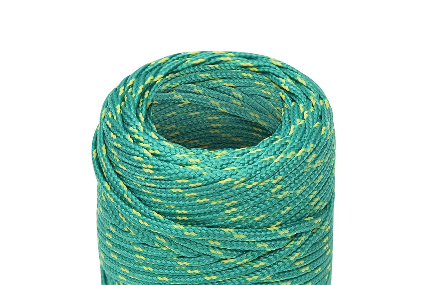 vidaXL 152691 Boat Rope Green 2mm 250 M Polypropylene-4