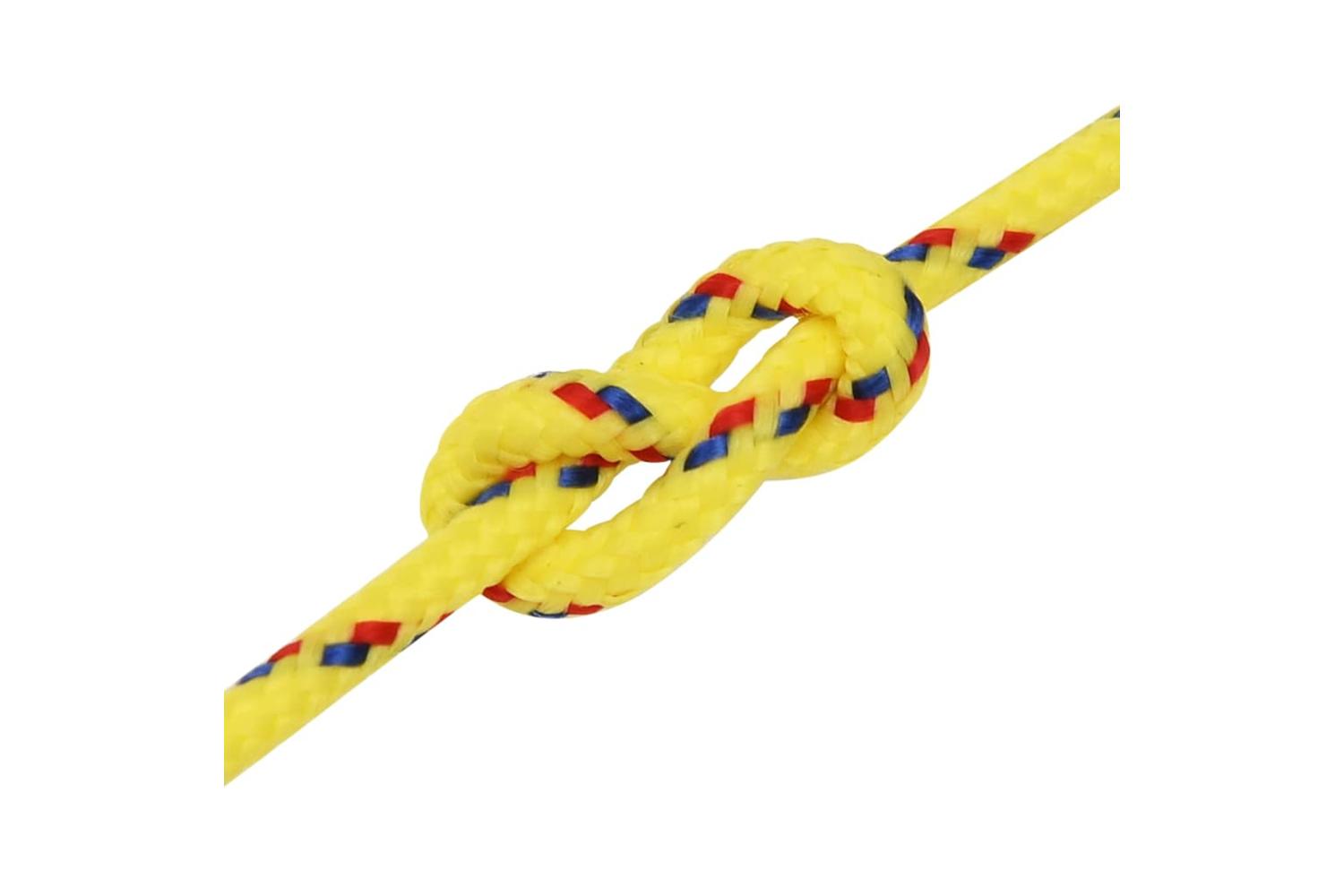 vidaXL 152585 Boat Rope Yellow 2mm 250 M Polypropylene-5
