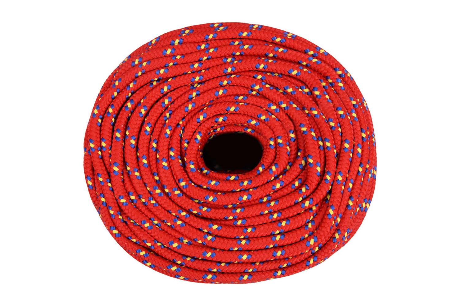 vidaXL 152395 Boat Rope Red 8mm 25 M Polypropylene-3