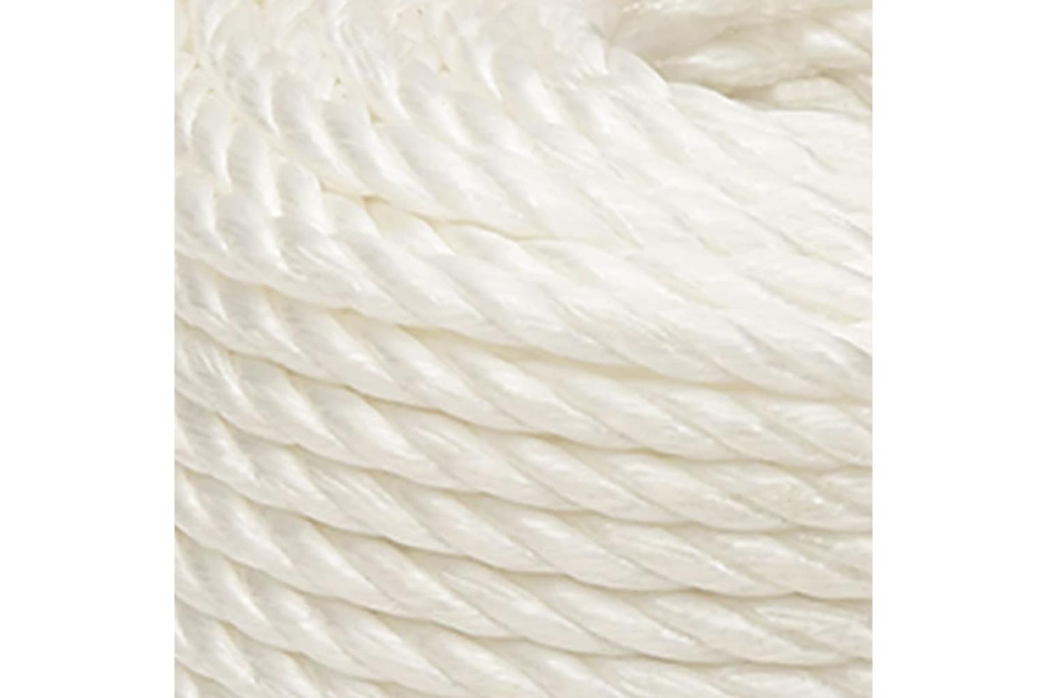 vidaXL 153056 Work Rope White 12mm 50 M Polypropylene-4