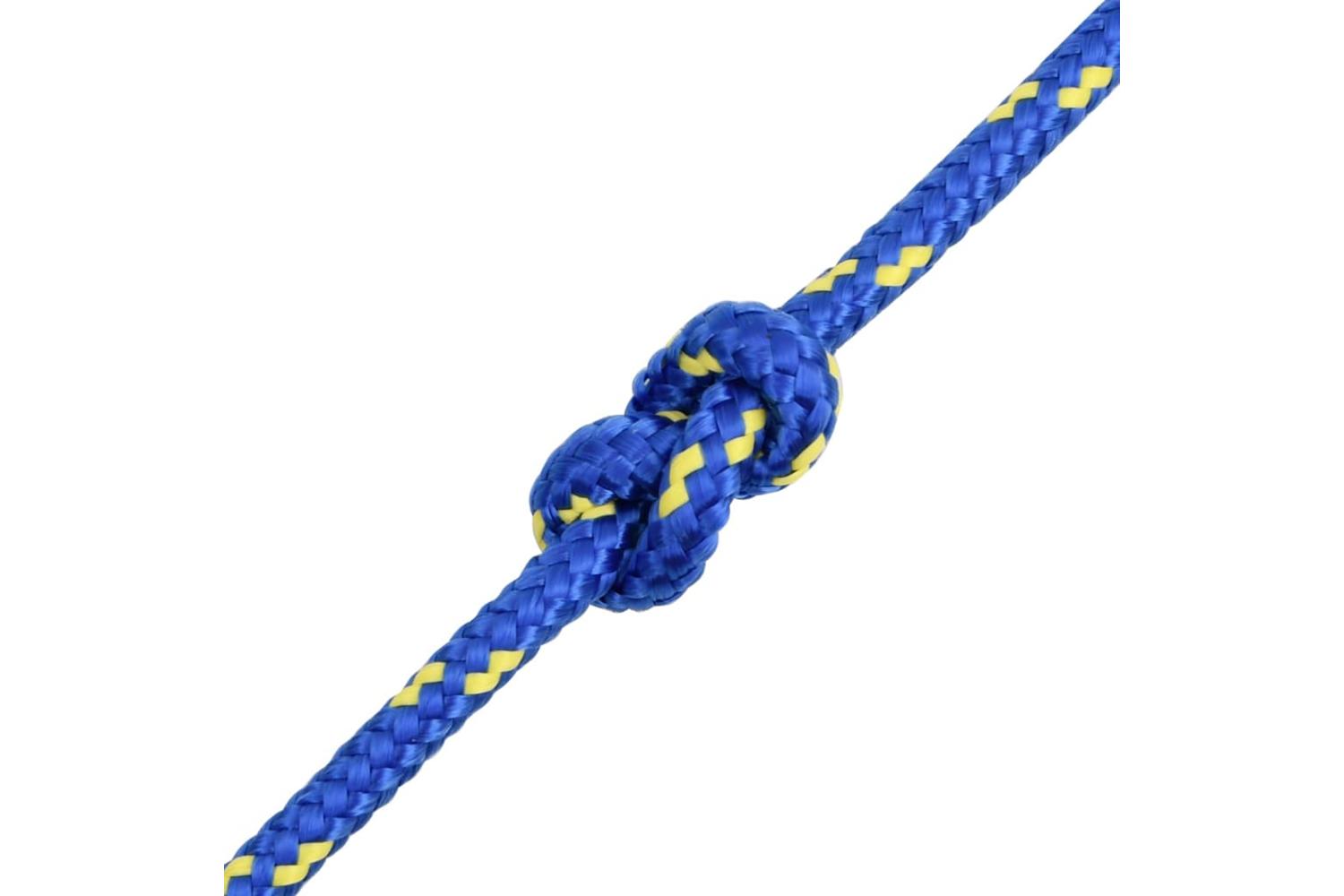vidaXL 152455 Boat Rope Blue 10mm 100 M Polypropylene-5
