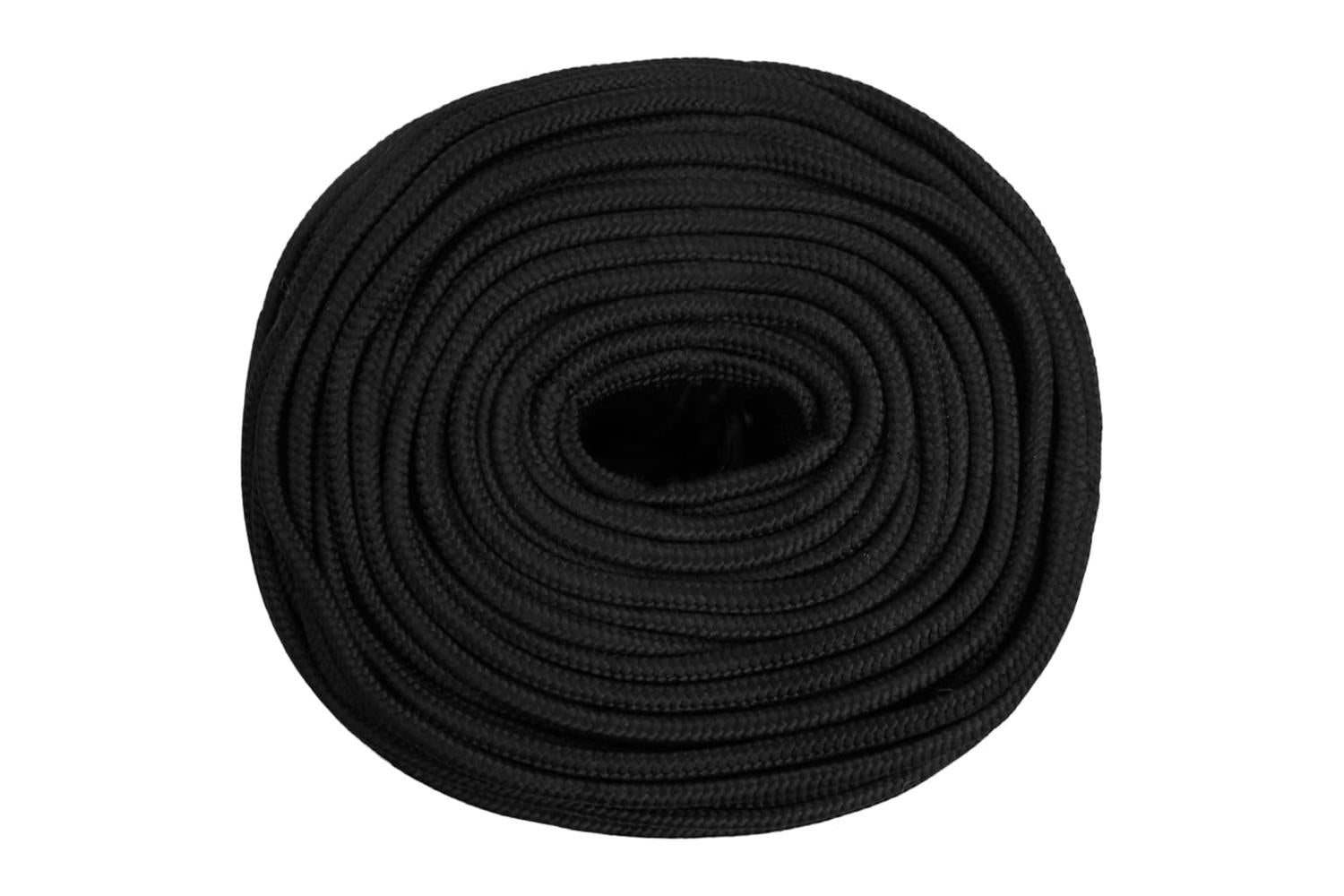 vidaXL 152496 Boat Rope Full Black 6mm 25 M Polypropylene-3
