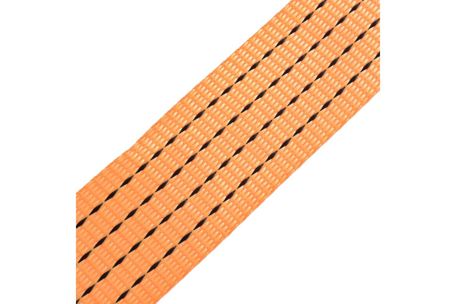 Vidaxl 142663 Ratchet Tie Down Straps 10 Pcs 2 Tonnes 8mx50mm Orange-5