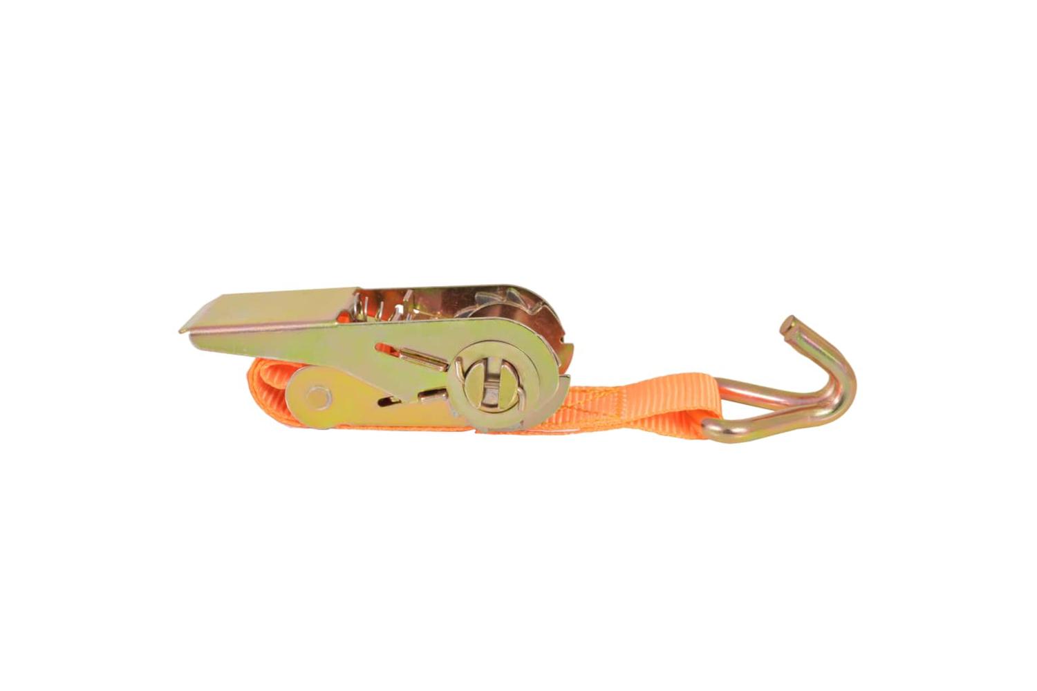 Vidaxl 142659 Ratchet Tie Down Straps 10pcs 0.4 Tonnes 6mx25mm Orange-4