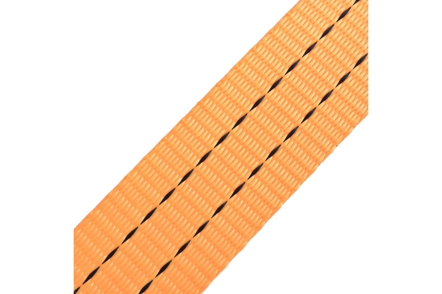 Vidaxl 142661 Ratchet Tie Down Straps 10 Pcs 1 Tonnes 6mx38mm Orange-5